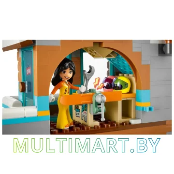 Конструктор LEGO Friends 41756 Каникулы: Лыжная трасса и кафе картинка 5